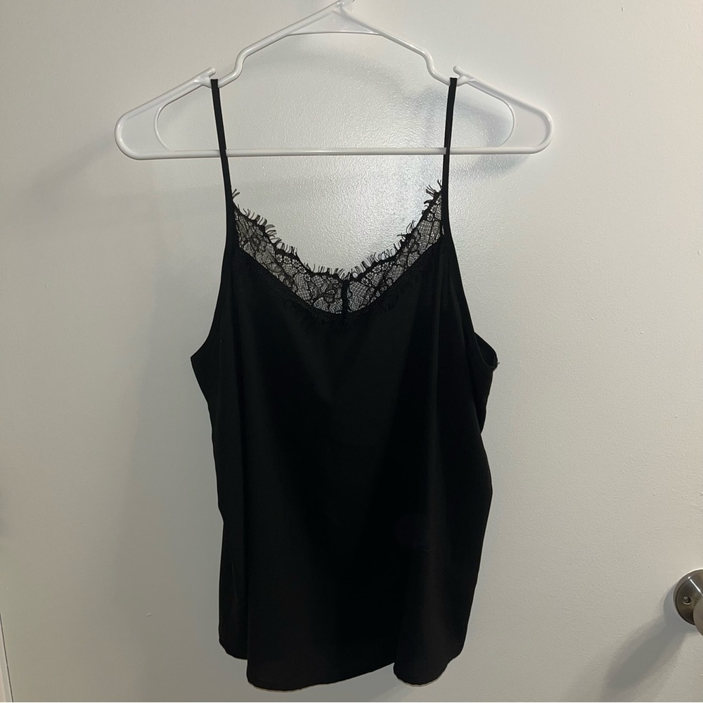 Naked Zebra Lace Black Tank